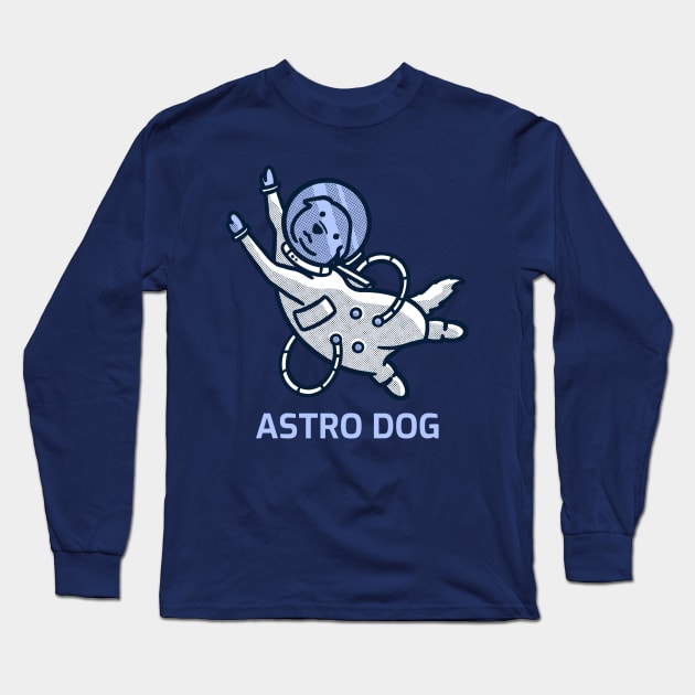 Astro Dog Long Sleeve T-Shirt by Sanworld